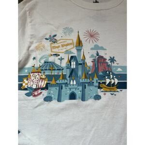 Walt Disney World Magic Kingdom Long Sleeve Shirt Size Small